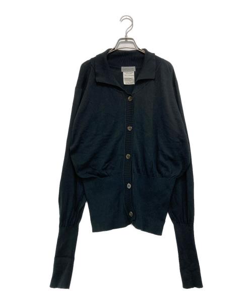 YOHJI YAMAMOTO（ヨウジヤマモト）YOHJI YAMAMOTO (ヨウジヤマモト) ニットカーディガン ブラック サイズ:表記無しの古着・服飾アイテム