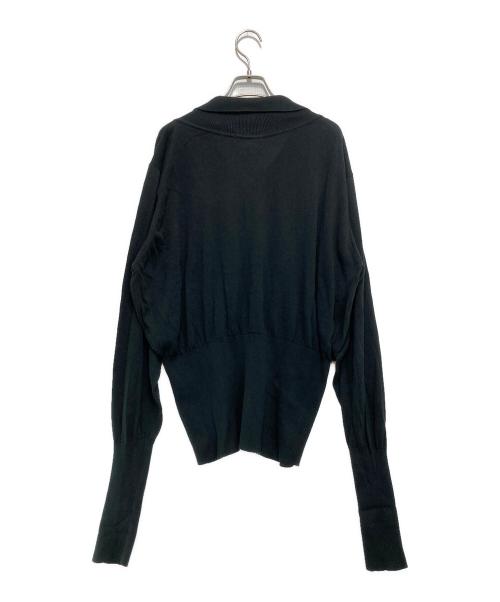 YOHJI YAMAMOTO（ヨウジヤマモト）YOHJI YAMAMOTO (ヨウジヤマモト) ニットカーディガン ブラック サイズ:表記無しの古着・服飾アイテム