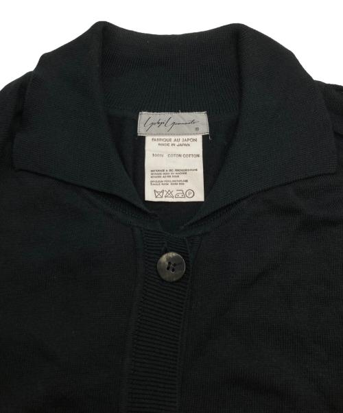 YOHJI YAMAMOTO（ヨウジヤマモト）YOHJI YAMAMOTO (ヨウジヤマモト) ニットカーディガン ブラック サイズ:表記無しの古着・服飾アイテム
