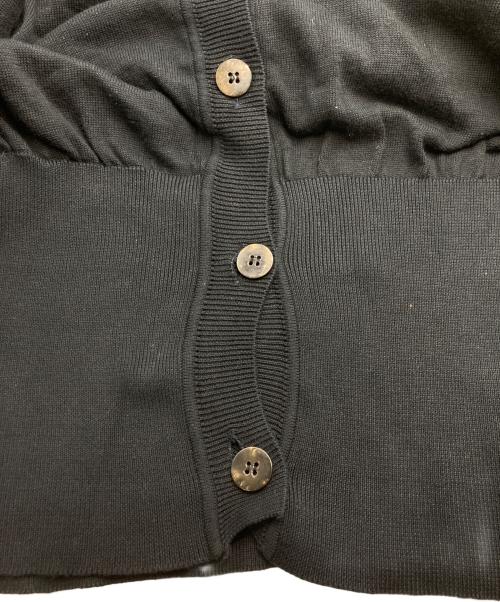YOHJI YAMAMOTO（ヨウジヤマモト）YOHJI YAMAMOTO (ヨウジヤマモト) ニットカーディガン ブラック サイズ:表記無しの古着・服飾アイテム