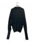 YOHJI YAMAMOTO (ヨウジヤマモト) ニットカーディガン ブラック サイズ:表記無し：13000円
