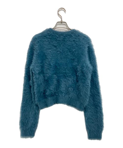 FRED PERRY（フレッドペリー）FRED PERRY (フレッドペリー) RAY BEAMS (レイ ビームス) 別注シャギーカーディガン ブルー サイズ:不明の古着・服飾アイテム