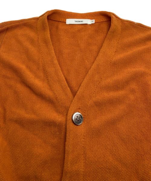 yashiki（ヤシキ）yashiki (ヤシキ) Unabara Cardigan オレンジ サイズ:1の古着・服飾アイテム
