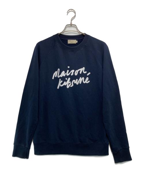 MAISON SPECIAL（メゾンスペシャル）MAISON SPECIAL (メゾンスペシャル) クルーネックスウェット ネイビー サイズ:Mの古着・服飾アイテム