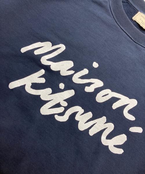 MAISON SPECIAL（メゾンスペシャル）MAISON SPECIAL (メゾンスペシャル) クルーネックスウェット ネイビー サイズ:Mの古着・服飾アイテム