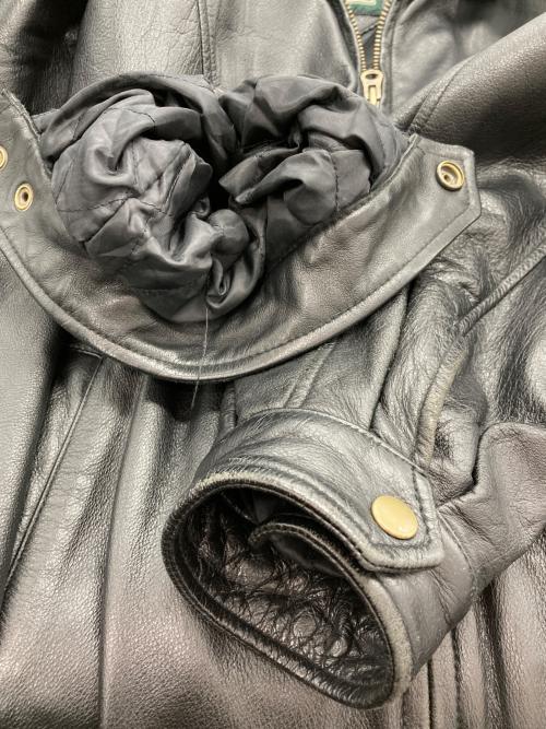 CROFT&BARROW（クロフトアンドバロー）CROFT&BARROW (クロフトアンドバロー) レザージャケット ブラック サイズ:XLの古着・服飾アイテム