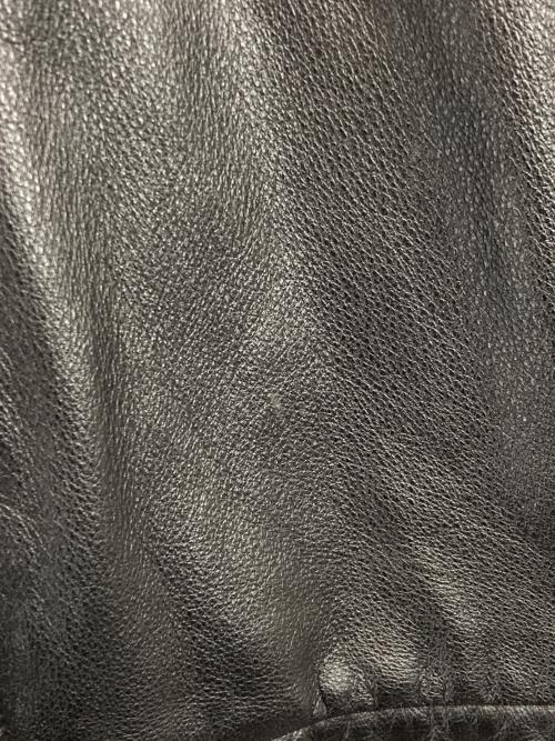 CROFT&BARROW（クロフトアンドバロー）CROFT&BARROW (クロフトアンドバロー) レザージャケット ブラック サイズ:XLの古着・服飾アイテム