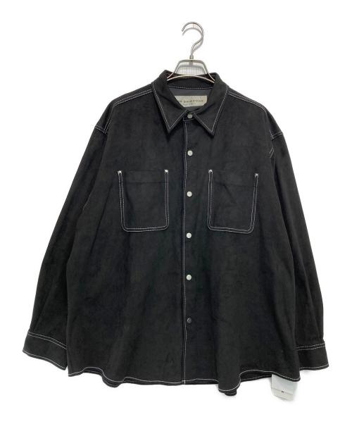 THE SHINZONE（ザ シンゾーン）THE SHINZONE (ザ シンゾーン) SUEDE SHIRT ブラック サイズ:F0 未使用品の古着・服飾アイテム