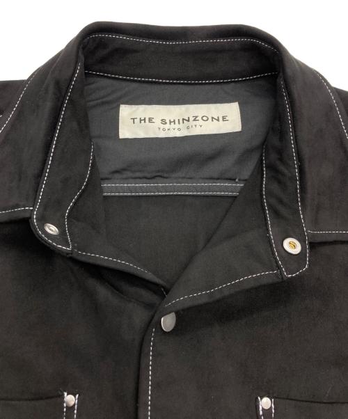 THE SHINZONE（ザ シンゾーン）THE SHINZONE (ザ シンゾーン) SUEDE SHIRT ブラック サイズ:F0 未使用品の古着・服飾アイテム