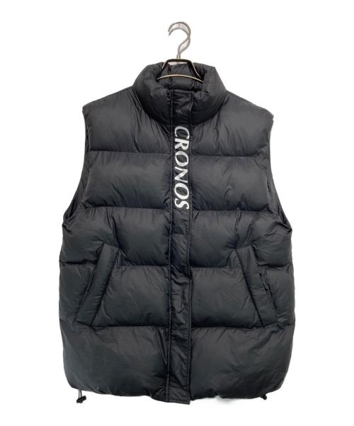 CRONOS（クロノス）CRONOS (クロノス) STAND VEST ブラック サイズ:36（S）の古着・服飾アイテム