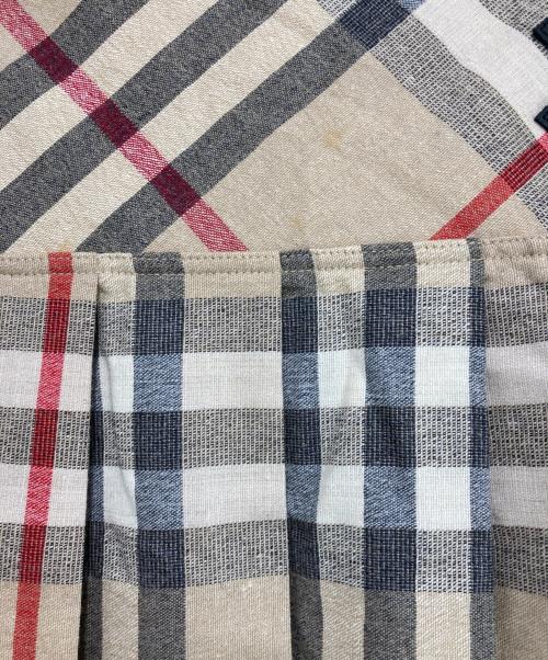 BURBERRY（バーバリー）BURBERRY (バーバリー) ノバチェックプリーツミニスカート ベージュ サイズ:14Ｙ-164（キッズ規格）の古着・服飾アイテム