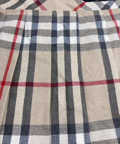 BURBERRY（バーバリー）BURBERRY (バーバリー) ノバチェックプリーツミニスカート ベージュ サイズ:14Ｙ-164（キッズ規格）の古着・服飾アイテム