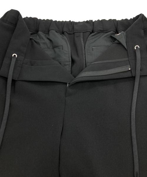 BEAUTY&YOUTH（ビューティーアンドユース）BEAUTY&YOUTH (ビューティーアンドユース) DUAL PC 2.0 1プリーツ イージーパンツ ブラック サイズ:Lの古着・服飾アイテム