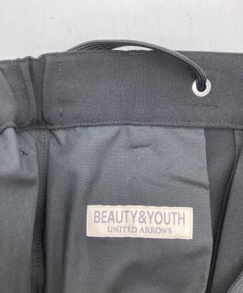 BEAUTY&YOUTH（ビューティーアンドユース）BEAUTY&YOUTH (ビューティーアンドユース) DUAL PC 2.0 1プリーツ イージーパンツ ブラック サイズ:Lの古着・服飾アイテム