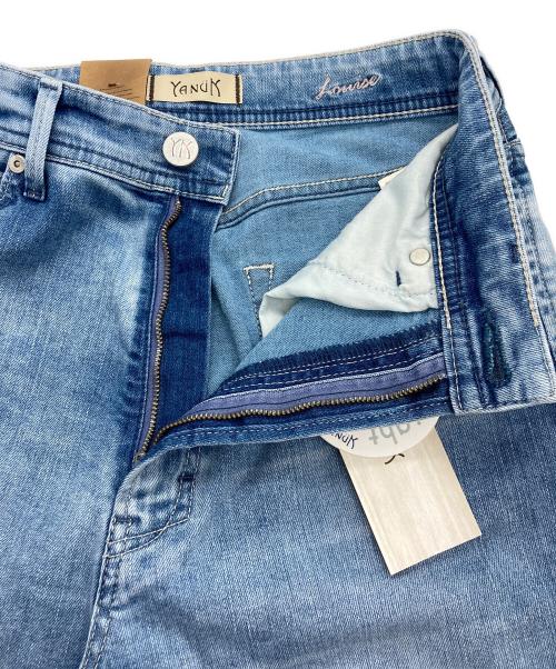 YANUK（ヤヌーク）YANUK (ヤヌーク) IENA (イエナ) 別注 LOUISE ストレートデニム インディゴ サイズ:25 未使用品の古着・服飾アイテム