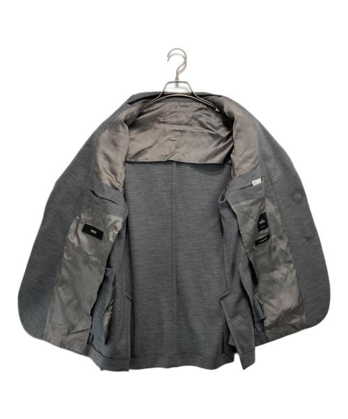 BOSS HUGO BOSS（ボス ヒューゴボス）BOSS HUGO BOSS (ボス ヒューゴボス) ウールテーラードジャケット グレー サイズ:50の古着・服飾アイテム