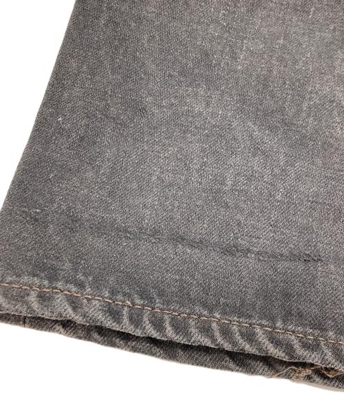 Trophy Clothing（トロフィークロージング）Trophy Clothing (トロフィークロージング) ダブルニーデニムパンツ ブラック サイズ:W34 86㎝の古着・服飾アイテム