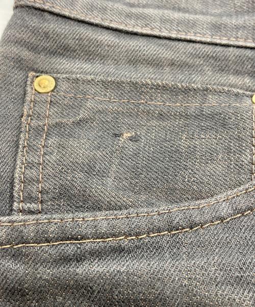 Trophy Clothing（トロフィークロージング）Trophy Clothing (トロフィークロージング) ダブルニーデニムパンツ ブラック サイズ:W34 86㎝の古着・服飾アイテム