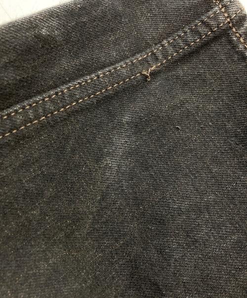 Trophy Clothing（トロフィークロージング）Trophy Clothing (トロフィークロージング) ダブルニーデニムパンツ ブラック サイズ:W34 86㎝の古着・服飾アイテム