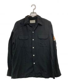 WACKO MARIA×TIMLEHI（ワコマリア×ティムリーハイ）の古着「50’s　タイガー刺繍シャツ」｜ブラック