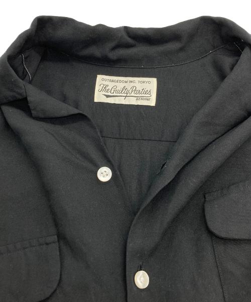 WACKO MARIA（ワコマリア）WACKO MARIA (ワコマリア) TIMLEHI (ティムリーハイ) 50’s　タイガー刺繍シャツ ブラック サイズ:Mの古着・服飾アイテム