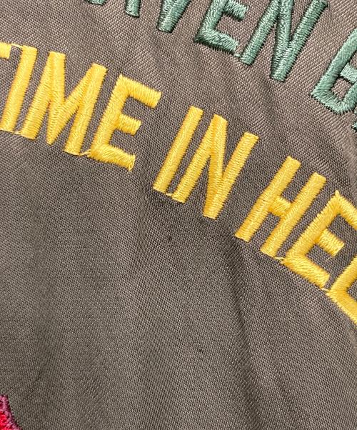 THE CRIMIE（ザ クライミー）THE CRIMIE (ザ クライミー) スタジャン ブラック×カーキ サイズ:Mの古着・服飾アイテム