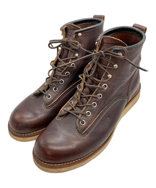 RED WING（レッドウィング）RED WING (レッドウィング) ラインマン ブラウン サイズ:8の古着・服飾アイテム