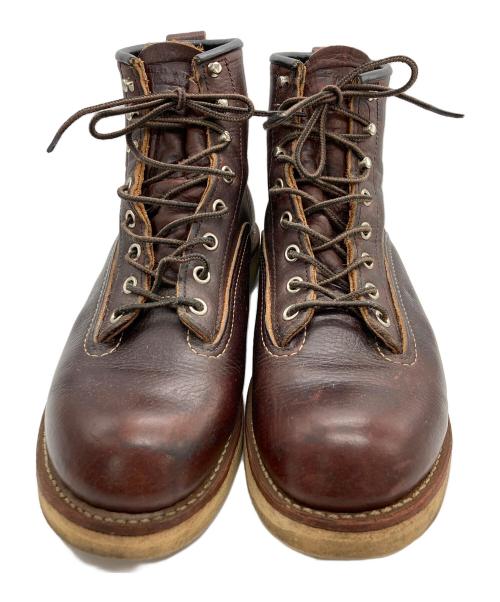 RED WING（レッドウィング）RED WING (レッドウィング) ラインマン ブラウン サイズ:8の古着・服飾アイテム