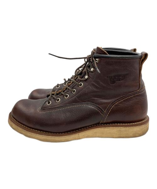RED WING（レッドウィング）RED WING (レッドウィング) ラインマン ブラウン サイズ:8の古着・服飾アイテム