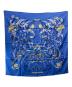 HERMES (エルメス) カレ90「LE MORS A LA CONETABLE（轡の気品）」 スカイブルー：25000円