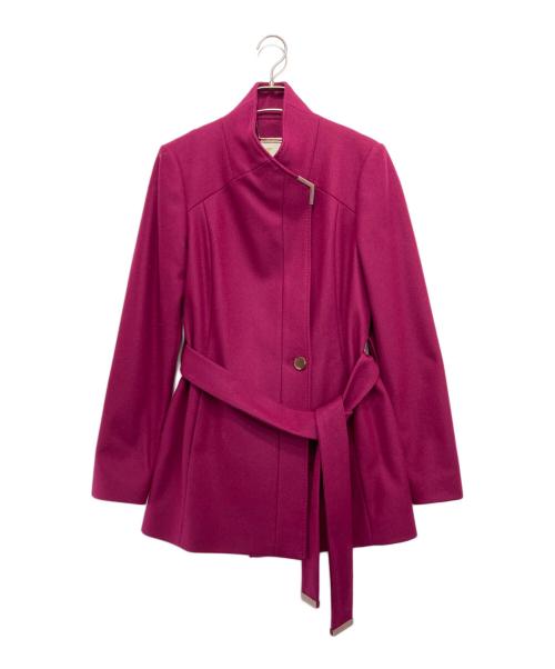 ted baker（テッドベーカー）ted baker (テッドベーカー) ベルテッドコート ピンク サイズ:1の古着・服飾アイテム