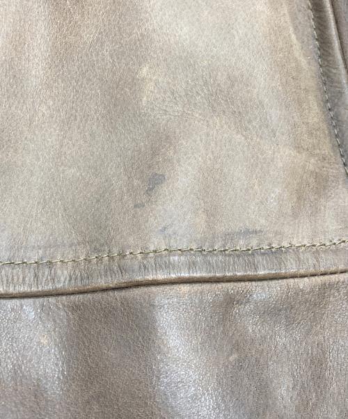 Eddie Bauer（エディーバウアー）Eddie Bauer (エディーバウアー) レザーカーコート ブラウン サイズ:Mの古着・服飾アイテム