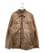 Eddie Bauerエディーバウアー）の古着「ラムレザージャケット」｜ブラウン