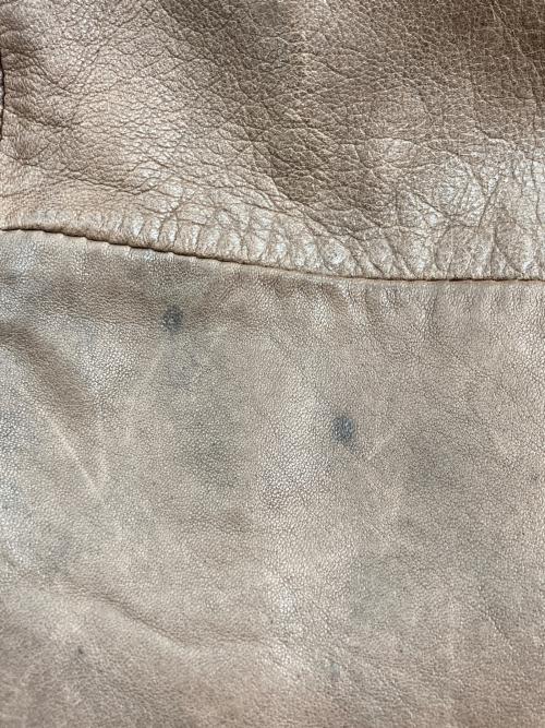 Eddie Bauer（エディーバウアー）Eddie Bauer (エディーバウアー) ラムレザージャケット ブラウン サイズ:Lの古着・服飾アイテム