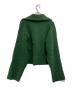 H BEAUTY&YOUTH (エイチ ビューティー&ユース) 5GAUGE HIGH NECK ZIP UP SHORT CARDIGAN グリーン サイズ:-：6000円