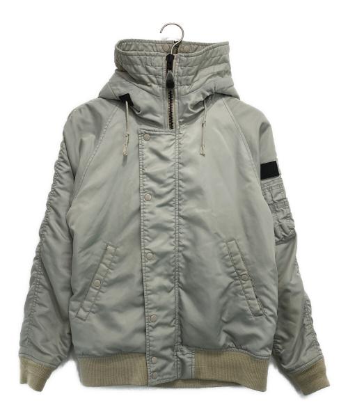 AVIREX（アヴィレックス）AVIREX (アヴィレックス) N-2Bフライトジャケット グレー サイズ:Lの古着・服飾アイテム