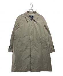 Aquascutum（アクアスキュータム）の古着「ステンカラーコート」｜ベージュ