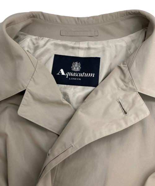 Aquascutum（アクアスキュータム）Aquascutum (アクアスキュータム) ステンカラーコート ベージュ サイズ:3Lの古着・服飾アイテム