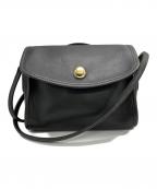 COACHコーチ）の古着「[OLD COACH]ショルダーバッグ」｜ブラック