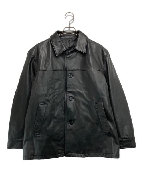 JOURNAL STANDARD（ジャーナルスタンダード）JOURNAL STANDARD (ジャーナルスタンダード) ゴートレザー カーコート ブラック サイズ:Mの古着・服飾アイテム
