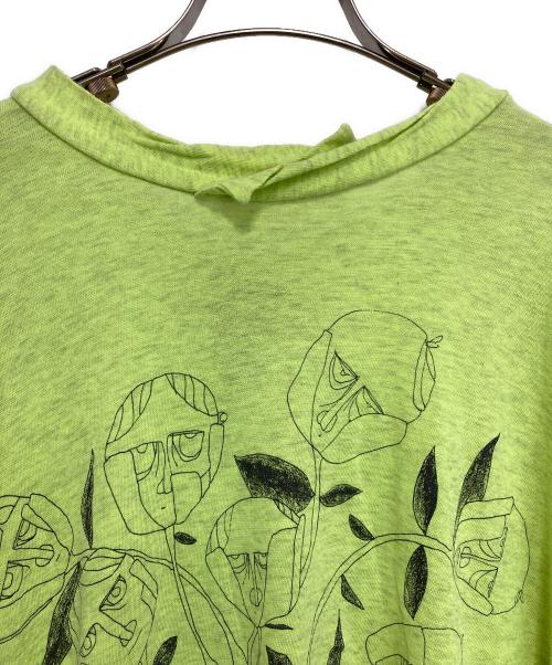 BERNHARD WILLHELM（ベルンハルト ウィルヘルム）BERNHARD WILLHELM (ベルンハルト ウィルヘルム) プリントTシャツ グリーン サイズ:Ｓの古着・服飾アイテム