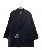 ORCIVALオーシバル）の古着「ウールリバーダブルブレストコート MEN」｜ネイビー