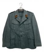 VINTAGE MILITARYヴィンテージ ミリタリー）の古着「ウールミリタリージャケット」｜グレー
