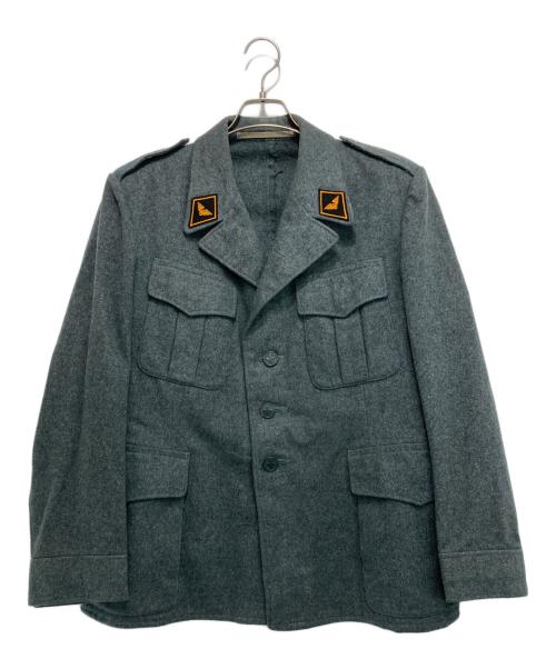 VINTAGE MILITARY（ヴィンテージ ミリタリー）VINTAGE MILITARY (ヴィンテージ ミリタリー) ウールミリタリージャケット グレー サイズ:56の古着・服飾アイテム