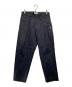 WTAPS（ダブルタップス）の古着「TUCK TROUSERS COTTON TWILL」｜ネイビー