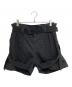 DIESEL（ディーゼル）の古着「ボンテージショートパンツ」｜ブラック