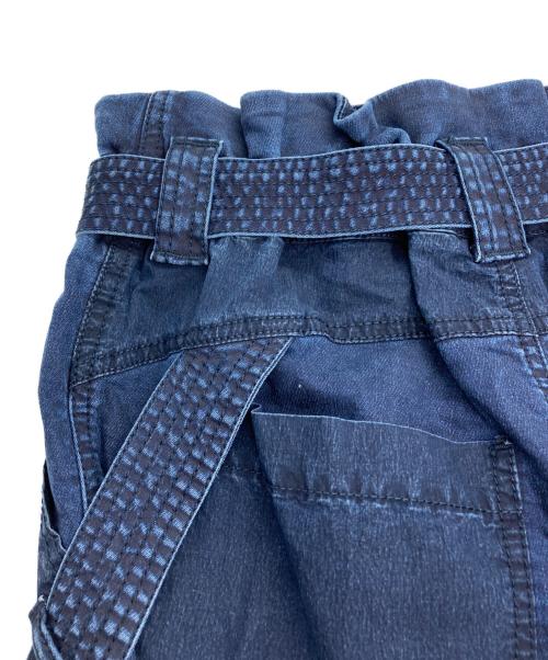 DIESEL（ディーゼル）DIESEL (ディーゼル) デニムボンテージショートパンツ インディゴ サイズ:25の古着・服飾アイテム