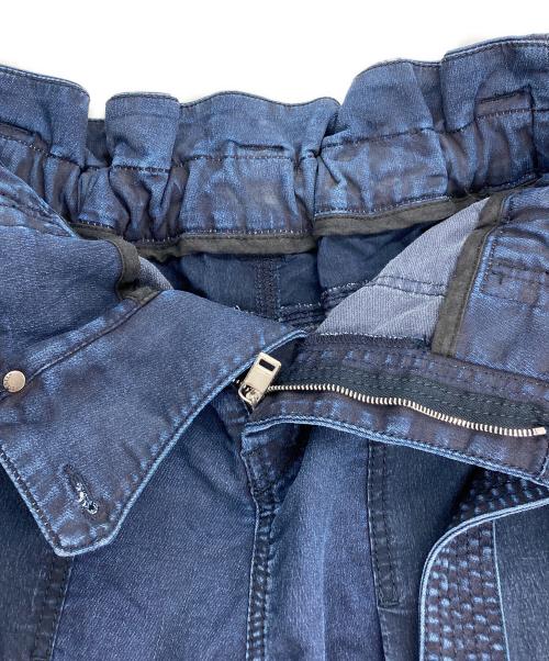 DIESEL（ディーゼル）DIESEL (ディーゼル) デニムボンテージショートパンツ インディゴ サイズ:25の古着・服飾アイテム