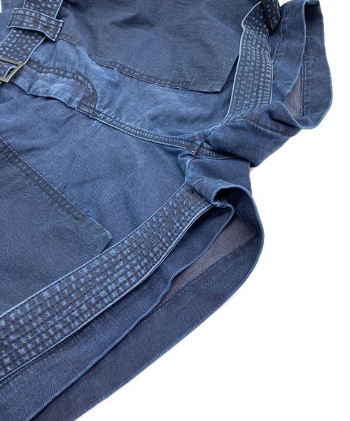 DIESEL（ディーゼル）DIESEL (ディーゼル) デニムボンテージショートパンツ インディゴ サイズ:25の古着・服飾アイテム