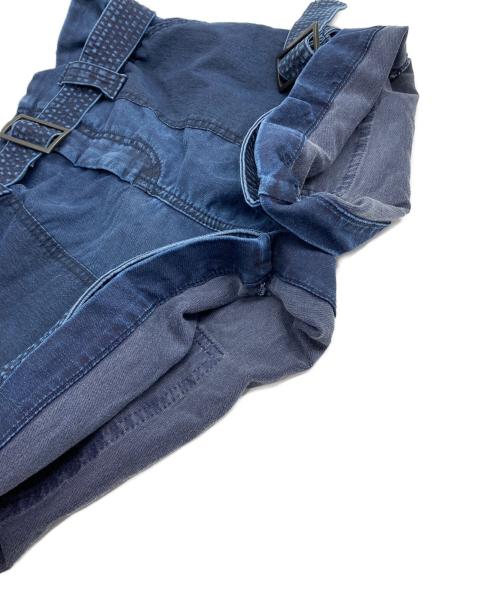 DIESEL（ディーゼル）DIESEL (ディーゼル) デニムボンテージショートパンツ インディゴ サイズ:25の古着・服飾アイテム